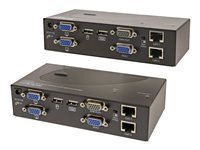 STARTECH  extendeur de console kvm usb vga double 200m 2x rj45 SV565DUTPU