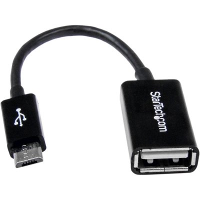 STARTECH.COM Startech Micro Usb To Usb Otg Host Adapter M/f 12 Cm Noir