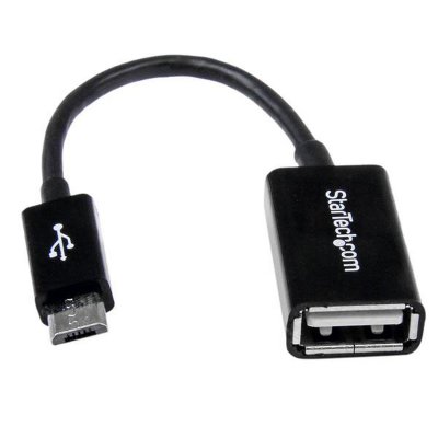 STARTECH.COM Startech Micro Usb To Usb Otg Host Adapter M/f 12 Cm Noir