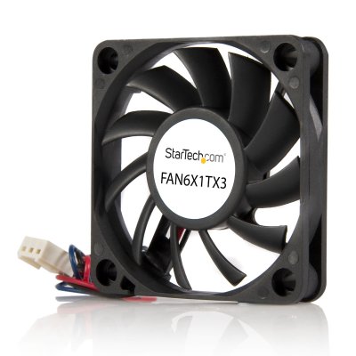 STARTECH.COM Startech Replacement Cooler Fan 60x10 Mm Tx3 Cpu Noir