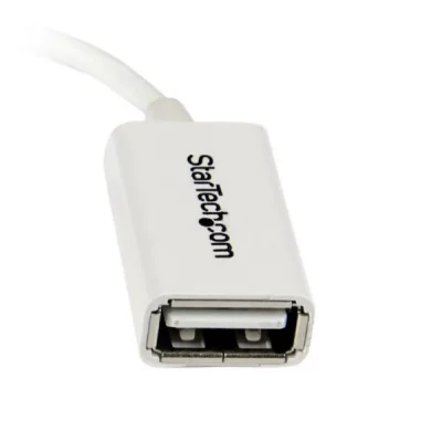 STARTECH.COM Startech Right Angle Micro Usb Otg Adapter 12 Cm Blanc