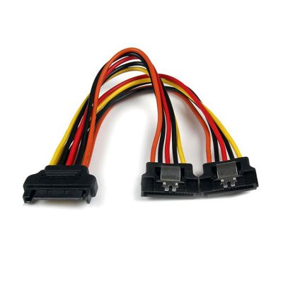 STARTECH.COM Startech Sata Splitter Latch 15 Cm Rouge