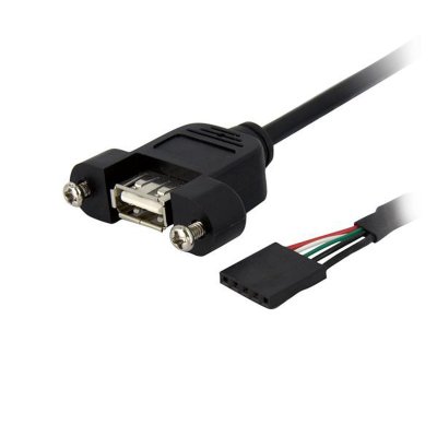 STARTECH.COM Startech Usb 2.0 Panel Mount 91 Cm Noir