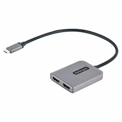 STARTECH.COM Startech Usb C/2xhdmi 4k Hub Argent&eacute;