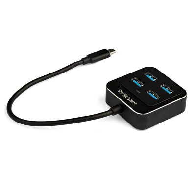 STARTECH.COM Startech Usb-c Hub-usb C To Usb 3.1-4x Usb-a Noir