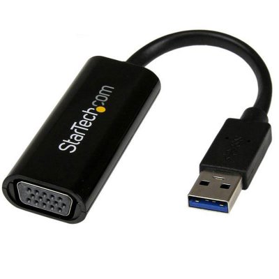 STARTECH.COM Startech Usb To Vga Adapter-slim-1920x1200 Noir