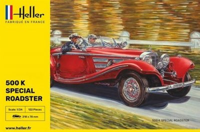 HELLER Starter Kit 500 K Special Roadster - 1:24e - 