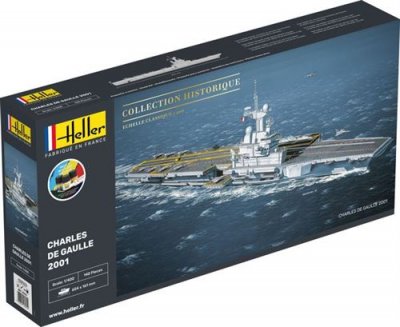 HELLER Starter Kit Charles De Gaulle - 1:400e - 
