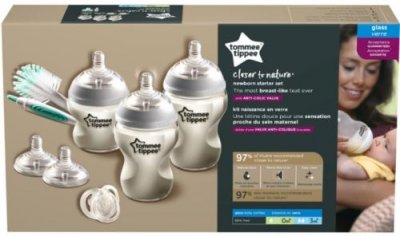 TOMMEE TIPPEE Starter kit naissance en verre  Closer to Nature 