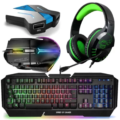 GENERIQUE Starter Pack Combo Clavier Souris Casque pour Xbox One