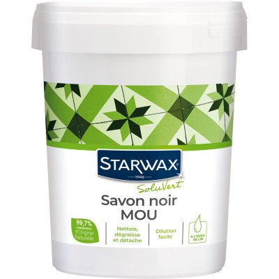 STARWAX  - Savon noir mou &agrave; l'huile de lin 1kg