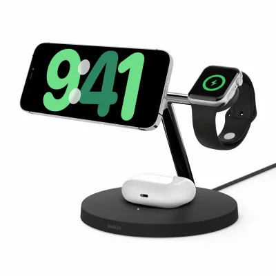 BELKIN Station d'accueil Qi2 noir 3 en 1 