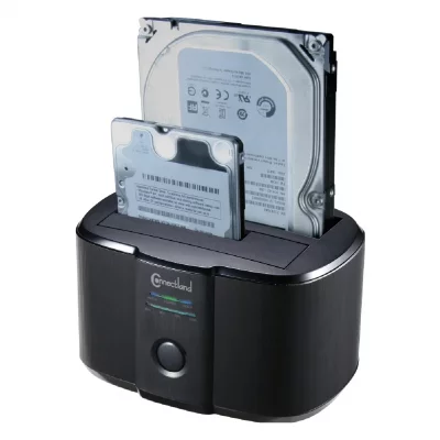 CONNECTLAND Station d'accueil USB v3.0 pour disques durs GDPD05T Noir 