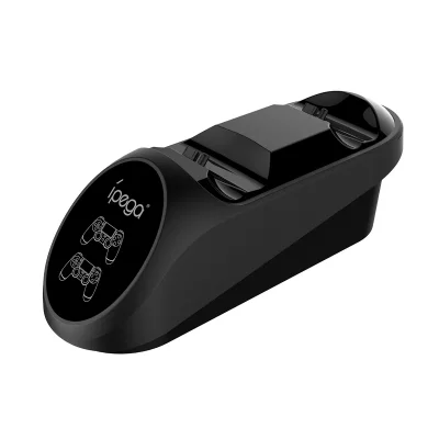 IPEGA Station de Charge pour Double Manette PS4 Mod&egrave;le 9180 avec Indicateur LED Noir