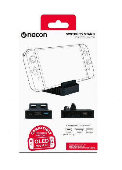 NACON Station De Recharge + Hdmi Pour Switch/switch Oled-Accessoire-SWITCH