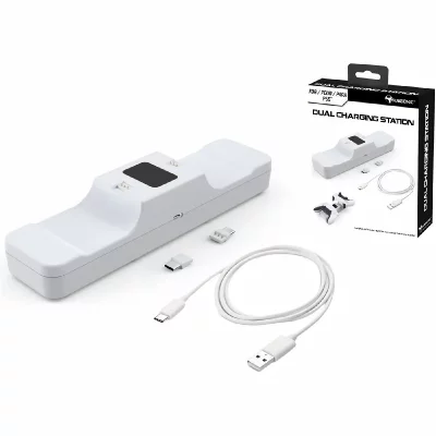 SUBSONIC Station de recharge  pour 2 manettes Dual Sense PS5 Blanc 