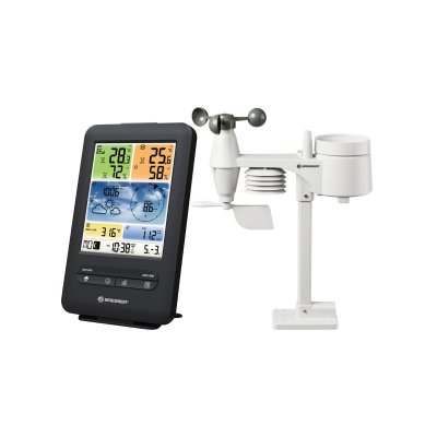 BRESSER Station m&eacute;t&eacute;o  Pro WiFi avec capteur ext&eacute;rieur 7002585 Noir