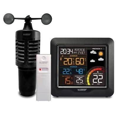 LA CROSSE TECHNOLOGY Station m&eacute;t&eacute;o LA CROSSE WS6861 Pro Noir Multicolore La Crosse