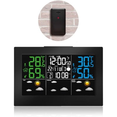 FISHTEC Station m&eacute;t&eacute;o pr&eacute;visions &agrave; 3 jours