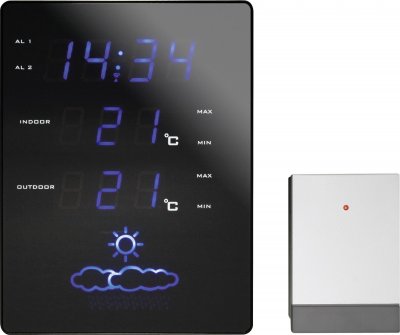 TECHNO LINE Station m&eacute;t&eacute;o radiopilot&eacute;e num&eacute;rique  ws 6820