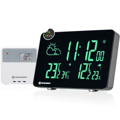 BRESSER Station m&eacute;t&eacute;o sans fil  15231 Noir