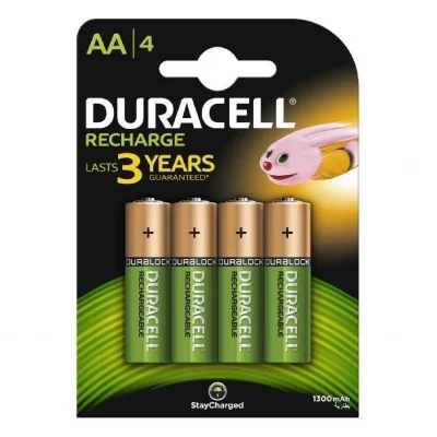DURACELL StayCharged DC1500 - batterie - type AA - NiMH x 4