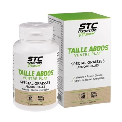STC NUTRITION  Taille Abdos Ventre Plat 120 g&eacute;lules