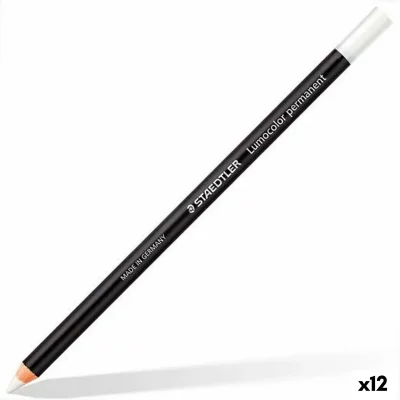 STAEDTLER Std Boite De 12 Cray Glasochrom Blc 108 20-0