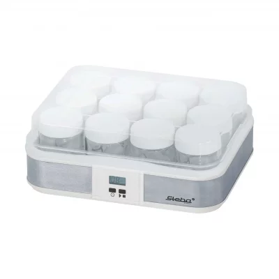 STEBA  JM 2 - Yaourti&egrave;re - 2.4 litres - 21 Watt - inox/blanc 