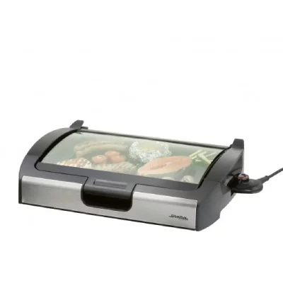 STEBA  VG200 Grill de Table Surface Lisse et Rainur&eacute;e Inox 2200 W