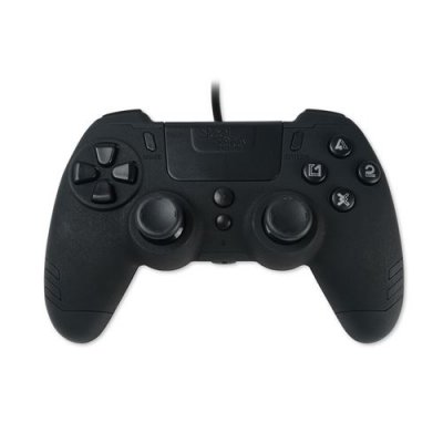 STEELPLAY  - Slimpack - Manette filaire, Double vibration, PS4/PS3/PC Noir