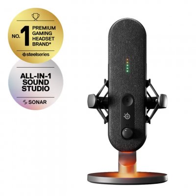 STEELSERIES  alias noir microphone de pc 5707119043410