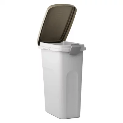 KERBL Stefanplast Conteneur Pet Food pour Chien Brun/Blanc 40 L