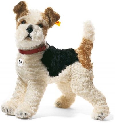 STEIFF  - 031717 - Peluche - Foxy - Fox Terrier - Debout