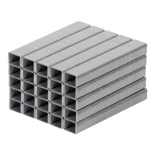 NOVUS Steinel 042-0517 Carton de 5000 Agrafes fines 53/8 Renforc&eacute;es Rouge