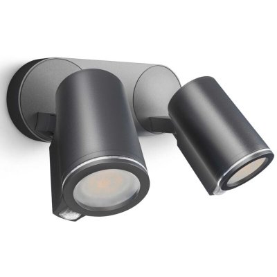 STEINEL  Projecteur D'ext&eacute;rieur &Agrave; Capteur Spot Duo Sensor Connect Noir