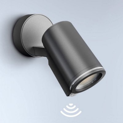 STEINEL  projecteur d'ext&eacute;rieur &agrave; capteur spot one sensor noir 058616