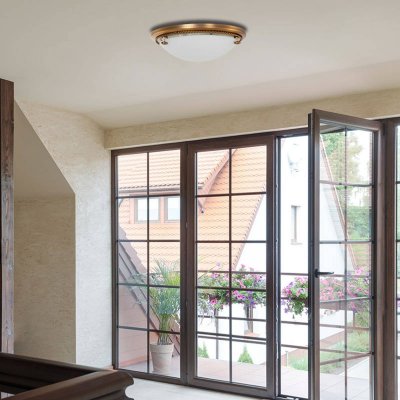 STEINHAUER  Plafonnier classique rustique 2x40 W
