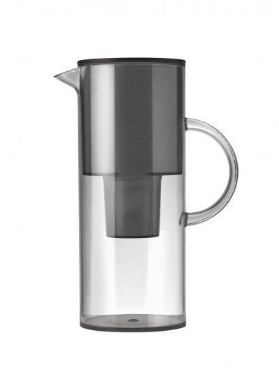 Stelton 1310-10 em carafe d'eau avec filtre smoke 2 l