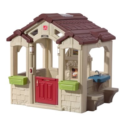 NAN Step2 cour de r&eacute;cr&eacute;ation Charming Cottage 127,5x149x149x147,5 cm