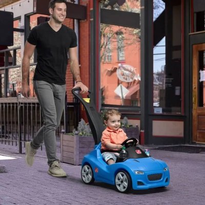 Step2 - Push Whisper Ride - Voiture Enfant Porteur Auto bleu