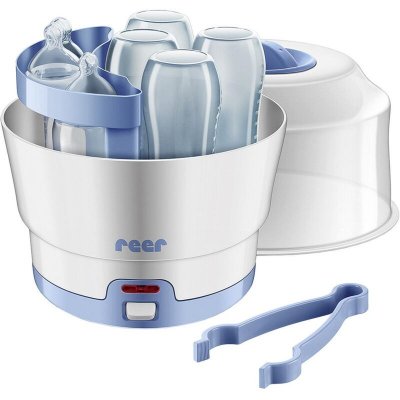 REER St&eacute;rilisateur Biberon  Vapomax Argent, Bleu Clair 36020