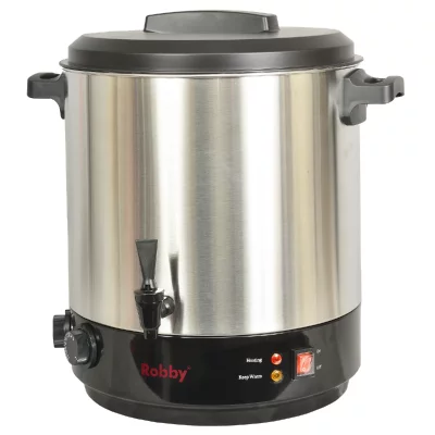 ROBBY St&eacute;rilisateur de bocaux &eacute;lectrique cuve inox avec robinet et minuteur 31l 2100w - steri pro inox xl