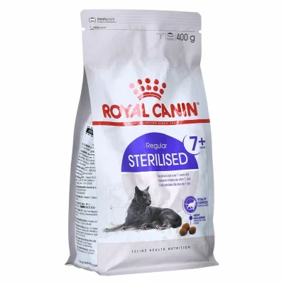 ROYAL CANIN Sterilised 7+s st&eacute;rilis&eacute;es pour chats &acirc;g&eacute;s 400 GR 