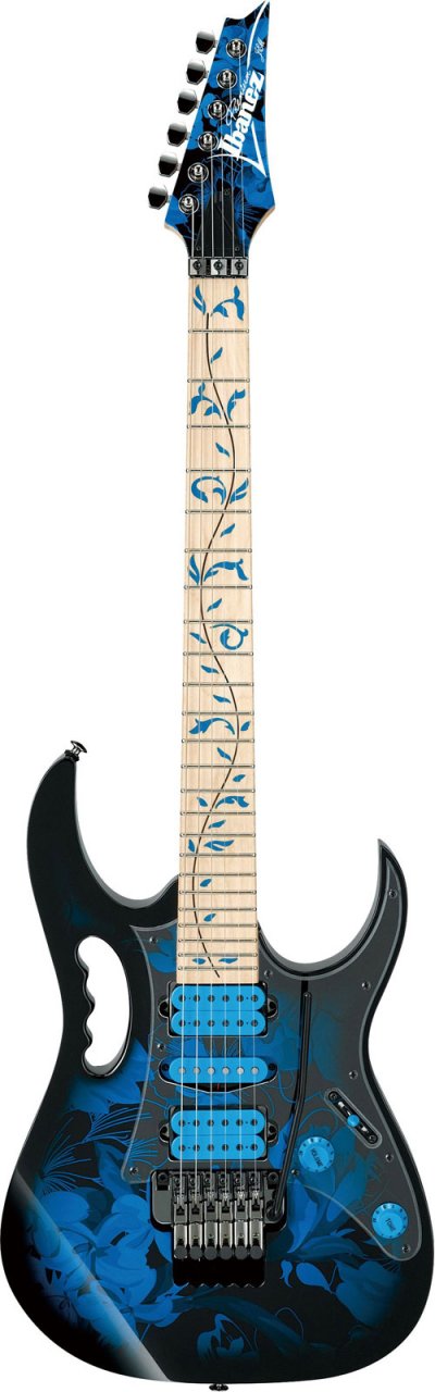 IBANEZ Steve Vai JEM77P-BFP - Blue Floral Pattern - Guitare &eacute;lectrique (+ &eacute;tui)