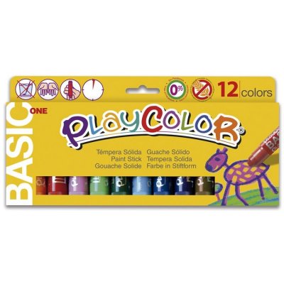 GENERIQUE Stick gouache seche playcolor 12pieces