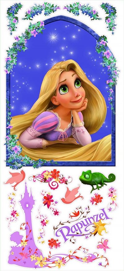 ROOMMATES Sticker G&eacute;ant Repositionnable Disney Princesse Raiponce