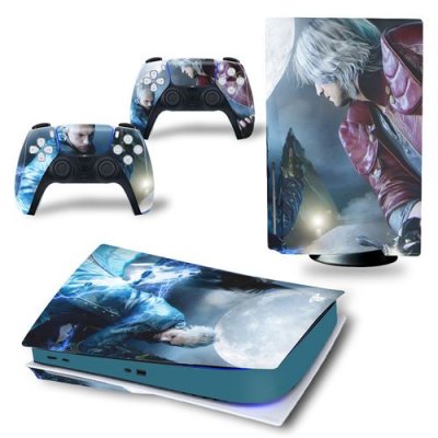  Sticker pour Sony&nbsp;Console&nbsp;PS5, Devil May Cry 5-1324 