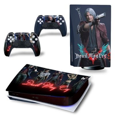  Sticker pour Sony&nbsp;Console&nbsp;PS5, Devil May Cry 5-1326 