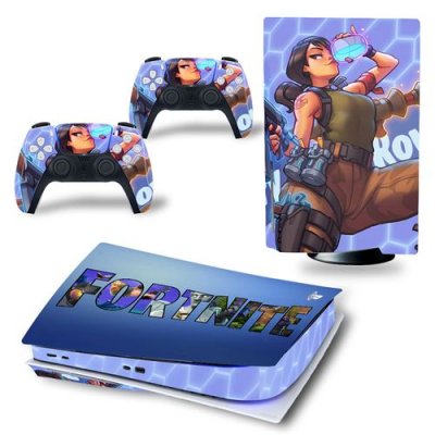  Sticker pour Sony&nbsp;Console&nbsp;PS5, Fortnite-1133 